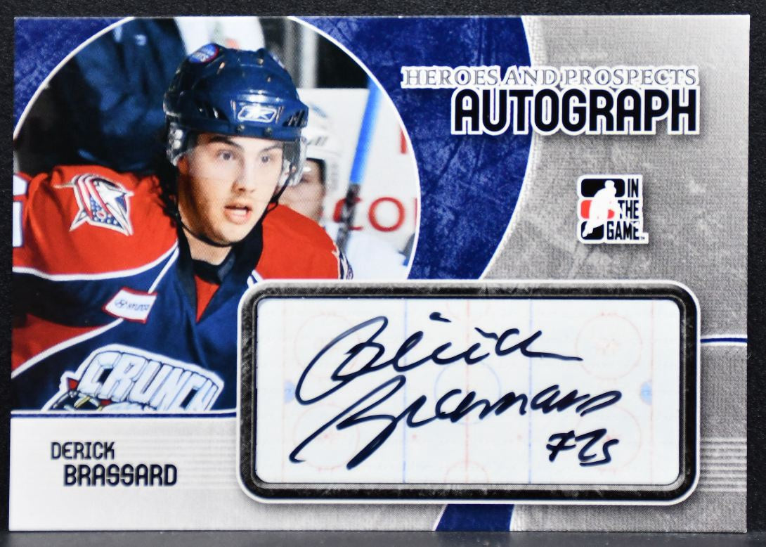 2008-09 In The Game Heroes and Prospects Autographs Brassard Auto 4934