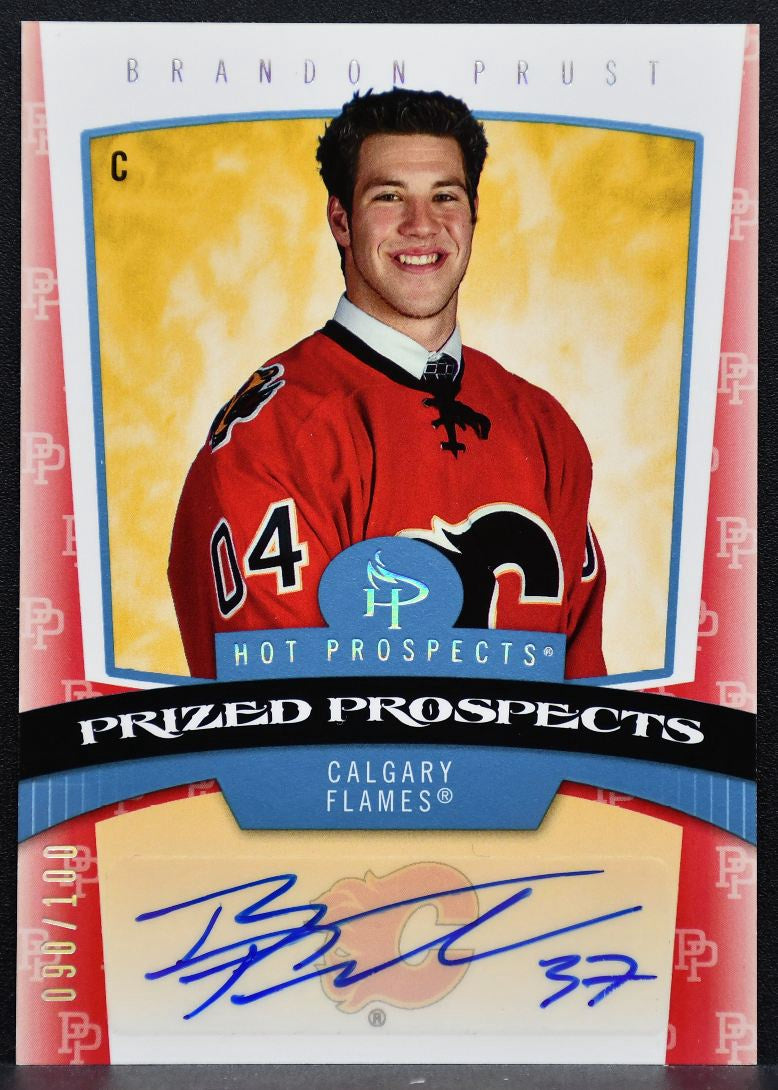 2006-07 Fleer Hot Prospects Prized Prospects Auto Prust RC Auto 090/100 0981