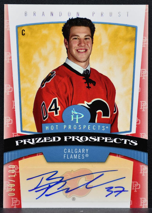 2006-07 Fleer Hot Prospects Prized Prospects Auto Prust RC Auto 090/100 0981