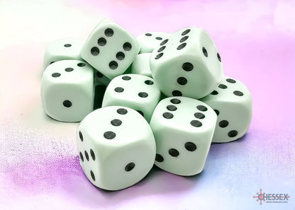 Opaque 12d6 Pastel Green/black 16mm