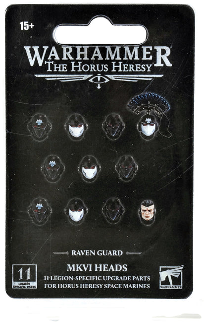 Horus Heresy 11 Mkvi Heads : Raven Guard #1  Forge World