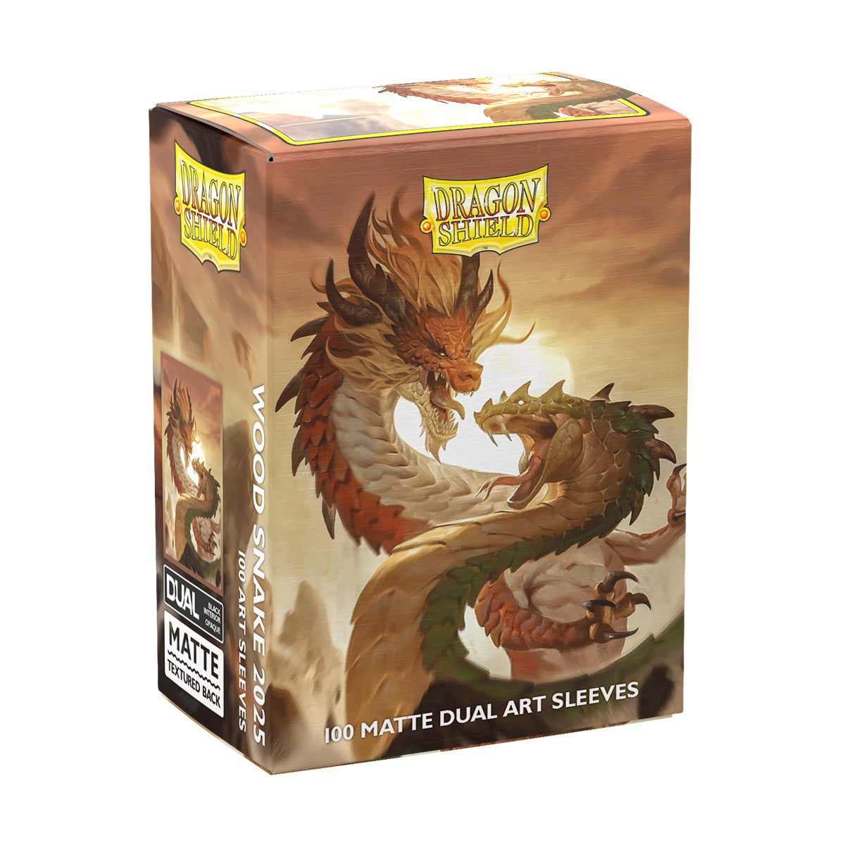 Dragon Shield Sleeves Dual Matte Wood Snake 2025 (100)