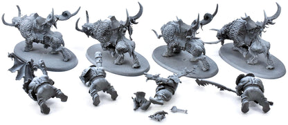 OGOR MAWTRIBES 4 Mournfang Pack #2 Warhammer Sigmar
