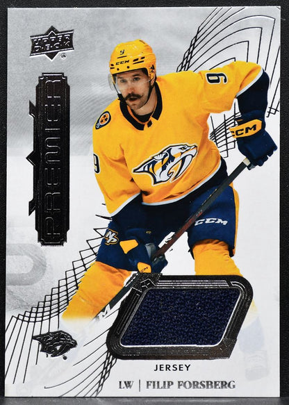 2008-09 Upper Deck Premier Filip Forsberg 60 Nashville Predators Jersey 3901
