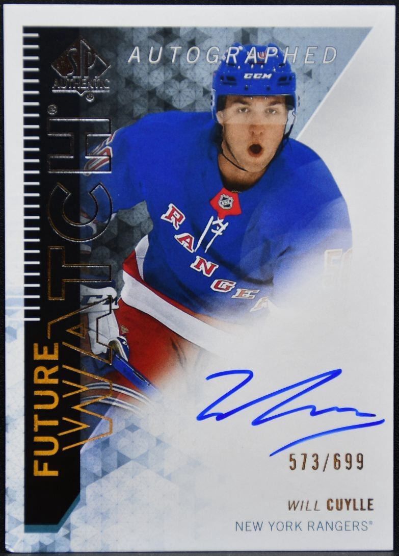 2023-24 SP Authentic Retro Future Watch Auto Cuylle Rangers RC Auto /699 4649