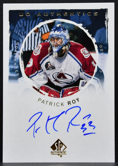 2024-25 SP Authentic UD Authentics Auto Patrick Roy UDA-PR Avalanche Auto 3509