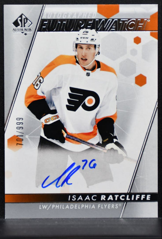 2022-23 SP Authentic Future Watch Auto Isaac Ratcliffe RC Auto 701/999 5128