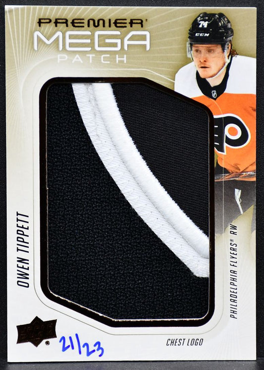 2024-25 UD Premier Mega Patch Chest Logo Owen Tippett PMP-OT  21/23 Patch