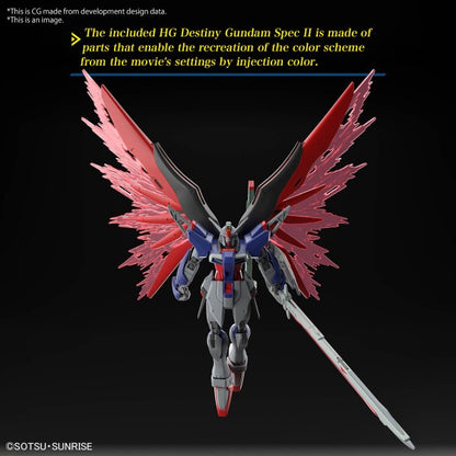 DESTINY GUNDAM Spec II &ZEUS SILHOUETTE HG 1/144