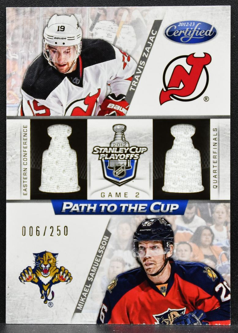 2012-13 Panini Certified Conference Quarterfinals Zajac/Samuelsson Jersey 1856