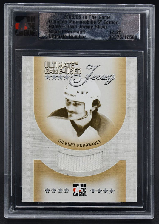 2005-06 ITG 6th Ultimate Game-Used Jersey Gilbert Perreault 12/25 Jersey