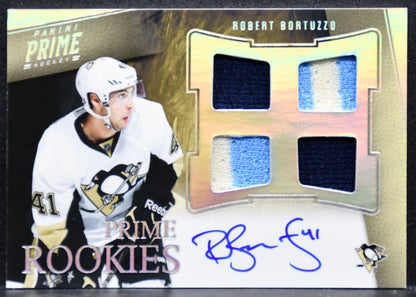 2011-12 Panini Prime Holosilvers Autographed Bortuzzo RC Auto 06/50 Jersey 7058