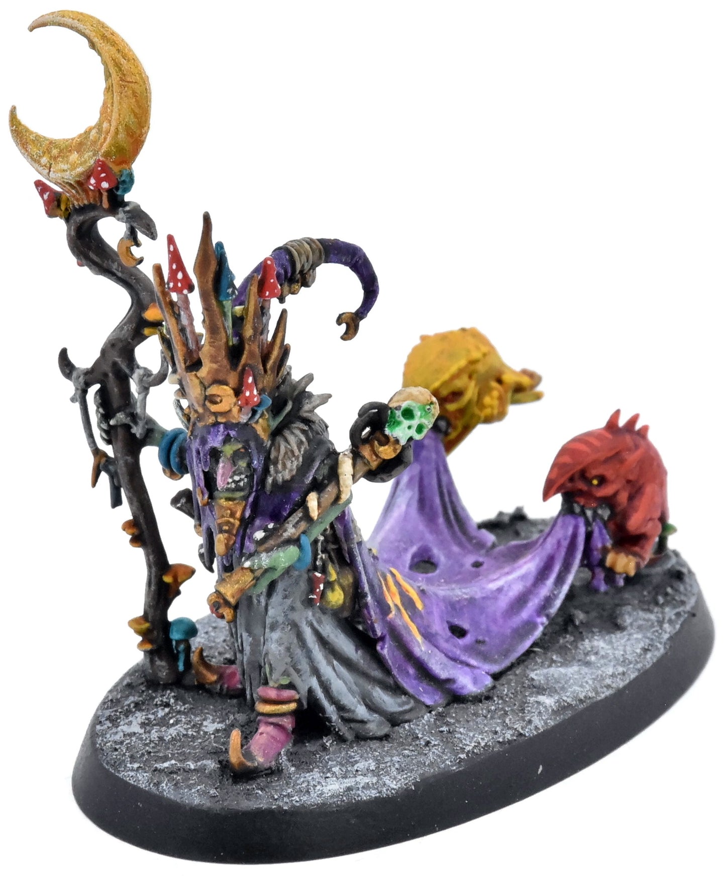 GLOOMSPITE GITZ Skagrott The Loonking #1 WELL PAINTED Warhammer Sigmar