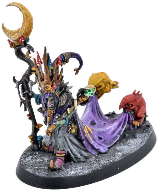 GLOOMSPITE GITZ Skagrott The Loonking #1 WELL PAINTED Warhammer Sigmar