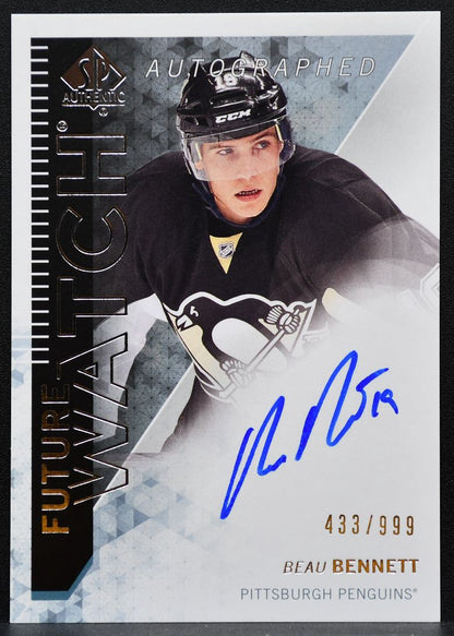 2013-14 SP Authentic Future Watch Auto Beau Bennett RC Auto 433/999 1681