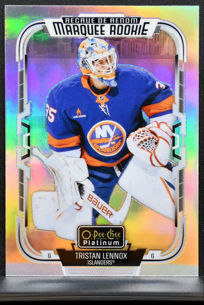 2025-26 O-Pee-Chee Platinum Marquee Rookie Rainbow Tristan Lennox RC 2218