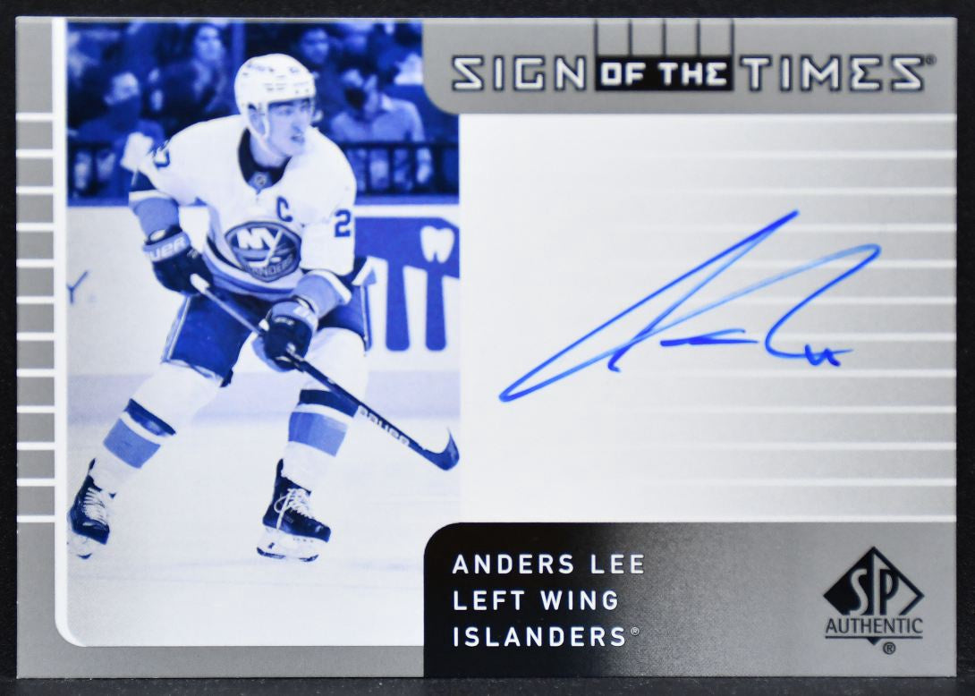 2021-22 SP Authentic 2001-02 Retro Sign Times Lee SOTT1-AL Islanders Auto 5798