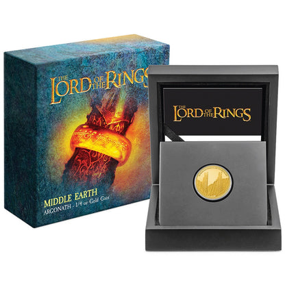AGORO Warner LOTR - Middle Earth - Argonath 1/4oz Gold 2023