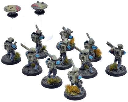 TAU EMPIRE 12 Strike Team #2 WELL PAINTED Warhammer 40K
