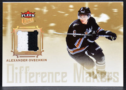 2005-06 Fleer Ultra Difference Makers s Ovechkin DMJ-AO Capitals RC Jersey 3183