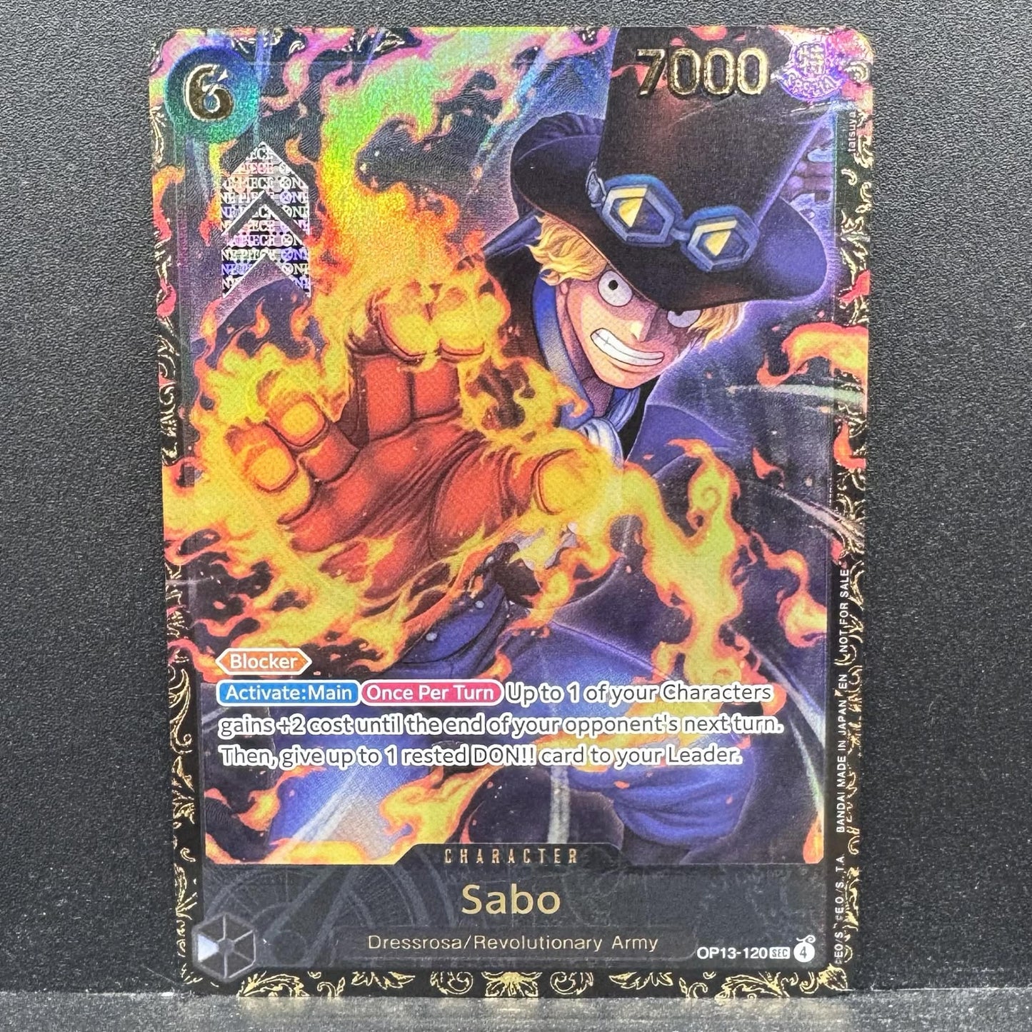 One Piece CG Sabo OP-120 Store Treasure Cup 2025 NM