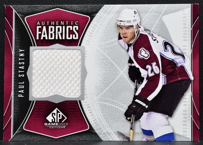2009-10 SP Game Used Authentic Fabrics Paul Stastny AF-PA Avalanche Jersey 3544