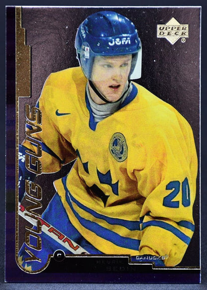 1999-00 UD Young Guns Henrik Sedin 166 RC