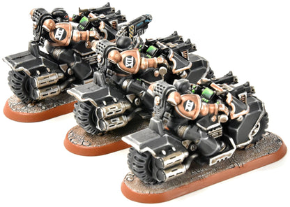 SPACE MARINES 3 Bikers #2 PRO PAINTED Warhammer 40K