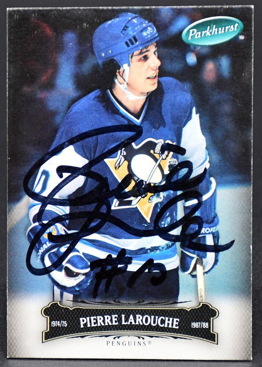 2006-07 UD Parkhurst Auto Pierre Larouche 61 Auto #2
