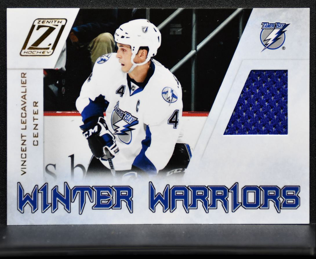 2010-11 Panini Zenith Winter Warriors Jersey Vincent Lecavalier VL Jersey 2524