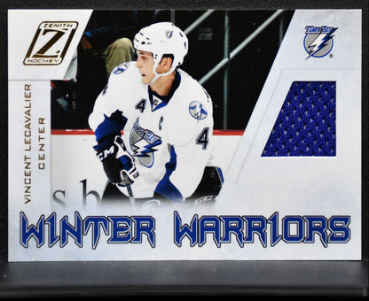 2010-11 Panini Zenith Winter Warriors Jersey Vincent Lecavalier VL Jersey 2524