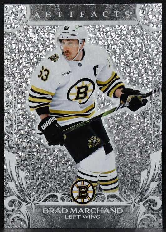 2024-25 Upper Deck Artifacts Foilboard Brad Marchand 124 Boston Bruins 6162