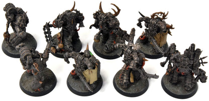 DEATH GUARD 8 Plague Marines #1 Warhammer 40K WELL PAINTED