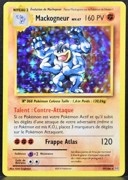 Pokémon Mackogneur French XY: Evolutions 59/108 MP Holofoil French