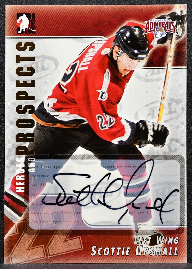 2004-05 In The Game Heroes and Prospects Autographs Upshall Auto 1889