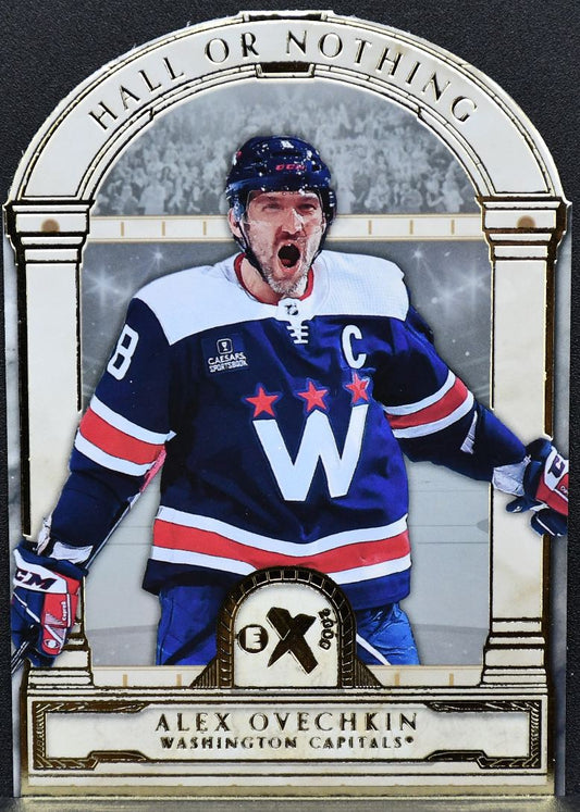 2023-24 E-X 2000 Hall or Nothing Alex Ovechkin HN-1 Washington Capitals 8372