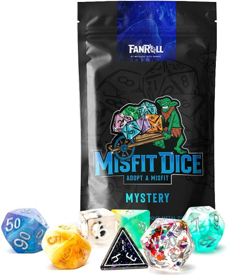Mystery Misfit 7 Dice Set Resin