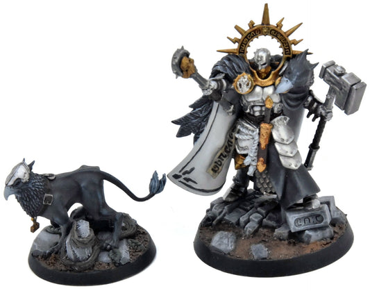 STORMCAST ETERNALS Lord Imperatant With Gryphhound #1 WELL PAINTED Sigmar