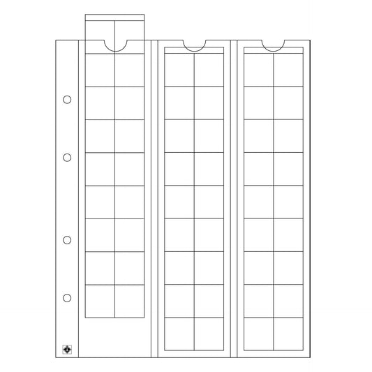 Optima Coin Sheets 20 (M54)