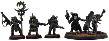 GENESTEALER CULTS 10 Neophyte Hybrids with Mortar #1 WELL PAINTED Warhammer 40K