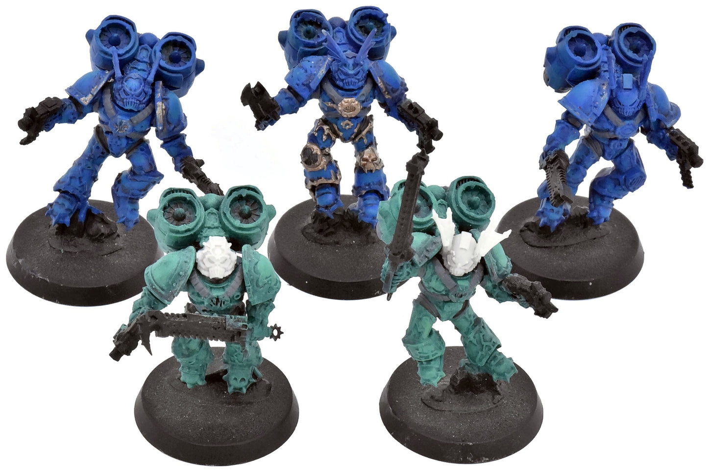 CHAOS SPACE MARINES 5 Raptors #1 CONVERTED Warhammer 40K