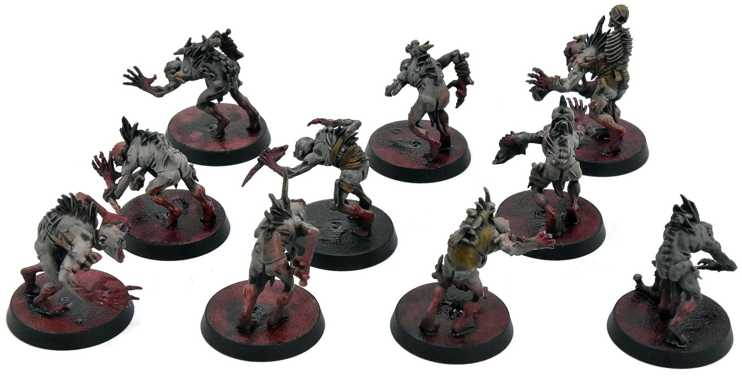 FLESH-EATER COURTS 10 Crypt Ghouls #1 WELL PAINTED Warhammer Sigmar