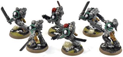 SPACE MARINES 6 Assault Intercessors #1 WELL PAINTED Warhammer 40K