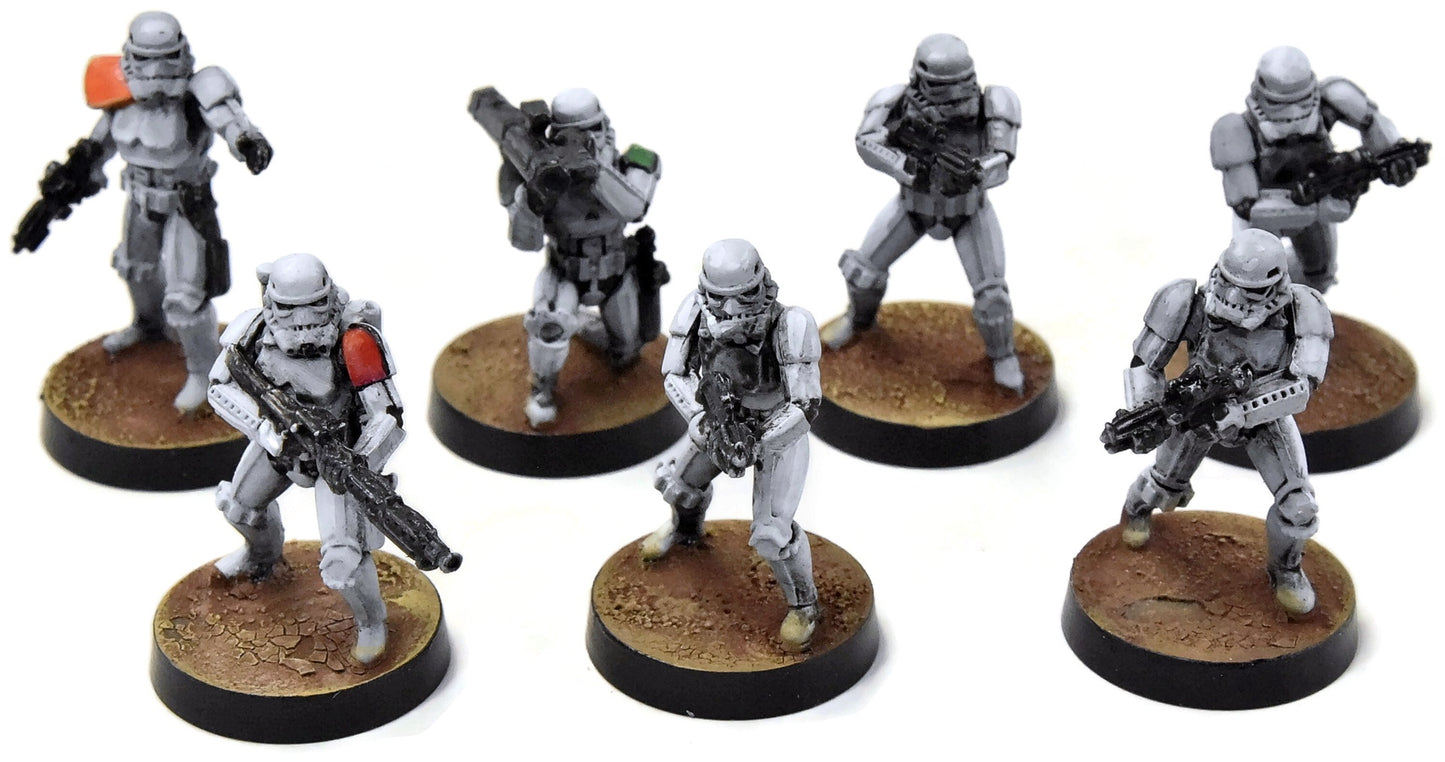 STAR WARS LEGION 7 Stormtroopers #1 PRO PAINTED empire