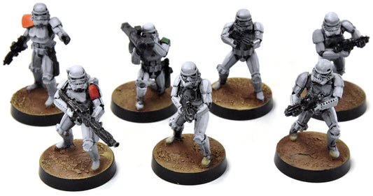 STAR WARS LEGION 7 Stormtroopers #1 PRO PAINTED empire