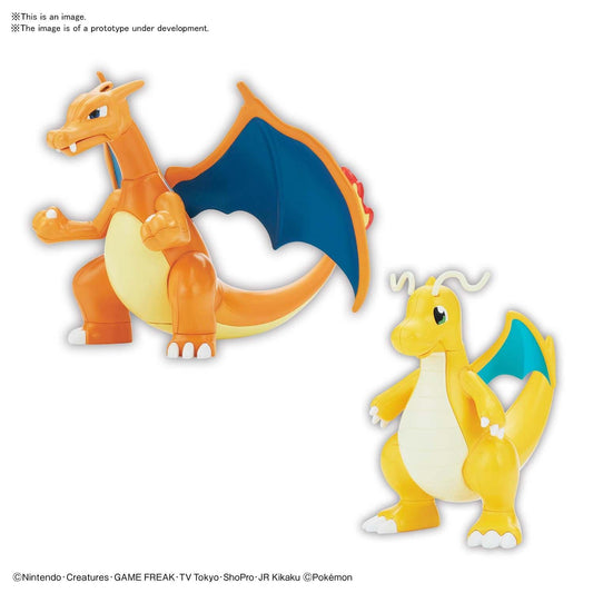 Bandai Charizard & Dragonite 'Pokemon', Bandai Spirits Pokemon Model Kit