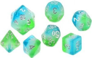 Sirius Dice Blue Hawaiian Dice Set