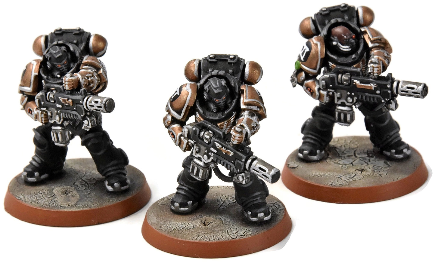 SPACE MARINES 3 Eradicators #1 PRO PAINTED Warhammer 40K