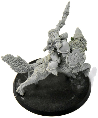 SPACE WOLVES Wolf Lord on Thunderwolf #1 Warhammer 40K