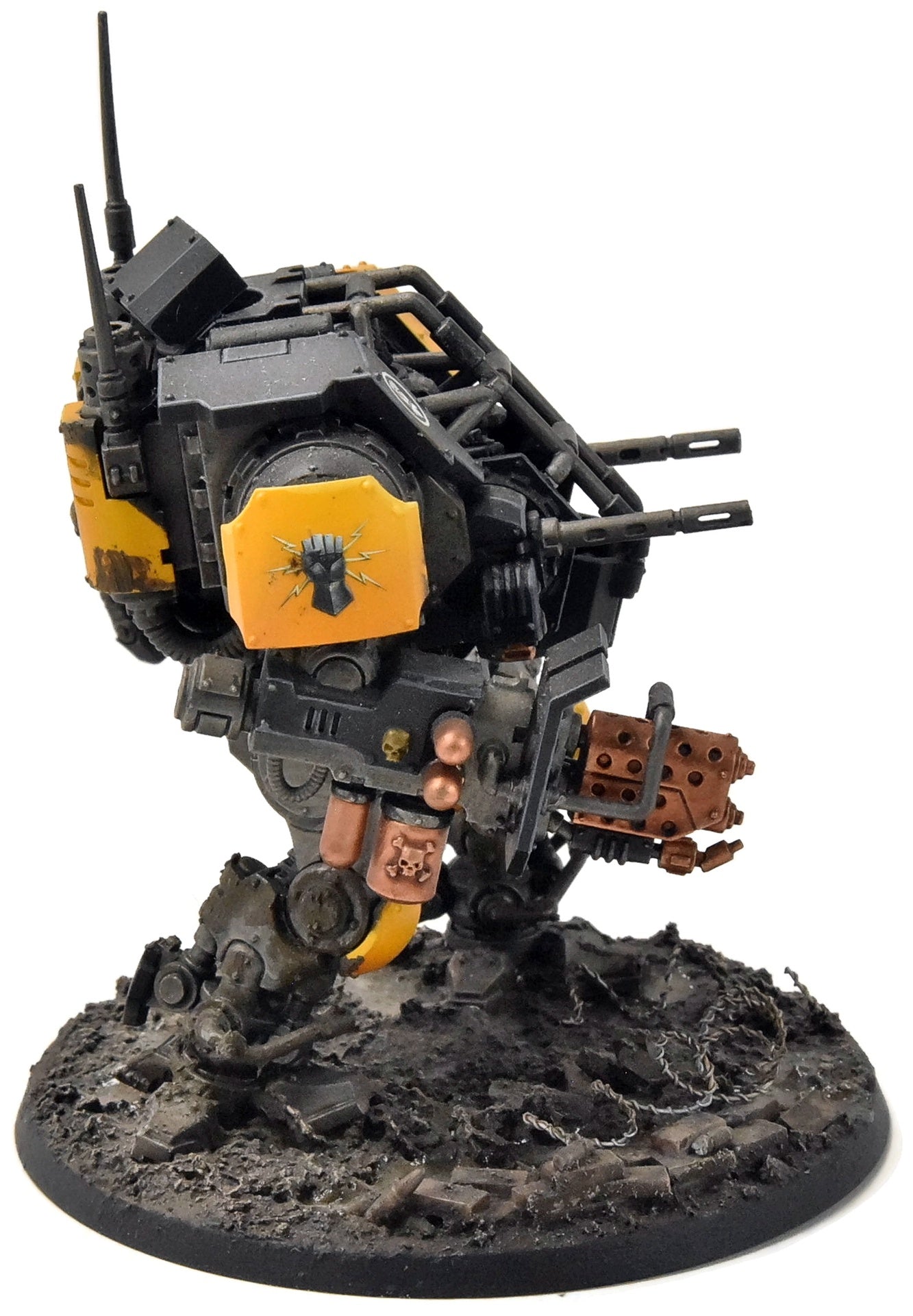 IMPERIAL FISTS Invictor Warsuit #2 PRO PAINTED Imperial Fists